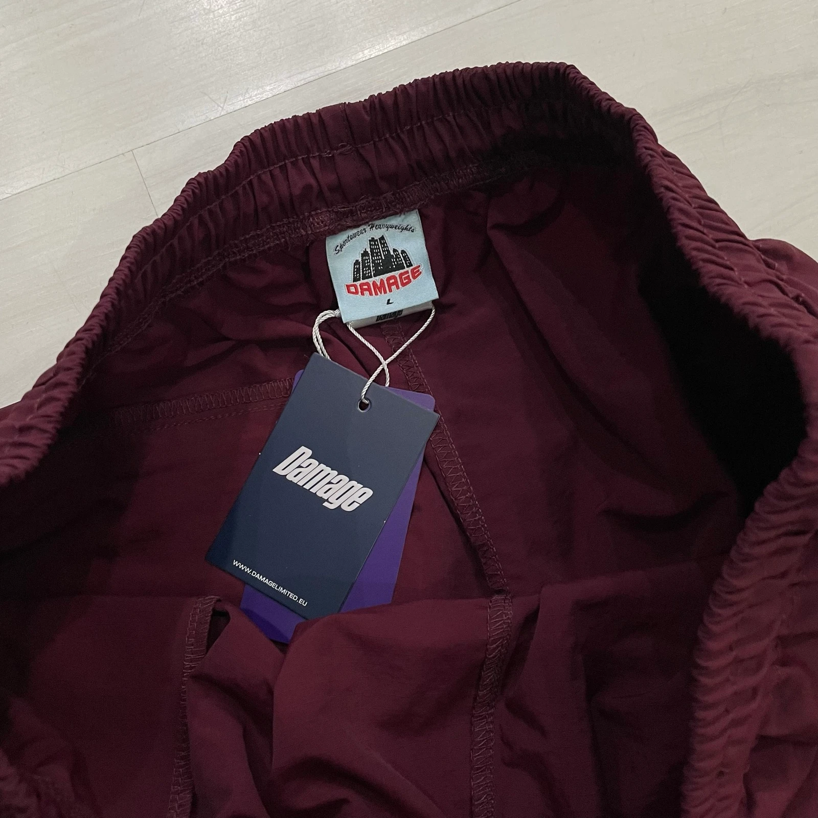 Pantalon Damage - Cargotrack Pants (Wine) – photo 6
